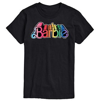 Men's Barbie Pride Logo Graphic Tee