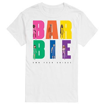 Men's Barbie Own Your Unique Graphic Tee