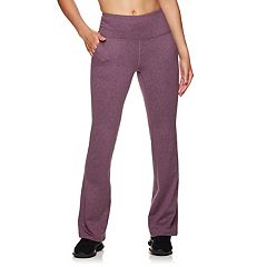 Women's Gaiam Asana Knit Jogger Pants Purple Size XXL