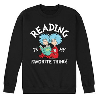 Men's Dr. Seuss Reading Fleece Graphic Tee