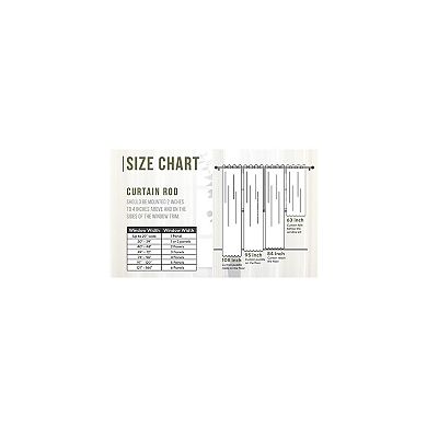 Goodgram 2 Piece Sheer Voile Faux Silk Spring & Summer 84 In. L Grommet Top Curtain Panels