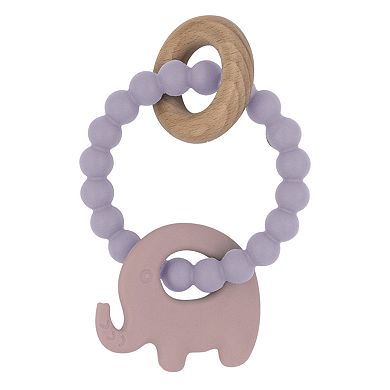 Playground Silicone Lilac Elephant Teether
