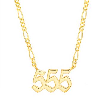 Paige Harper 14k Gold Plated Angel Number 555 "Change" Necklace