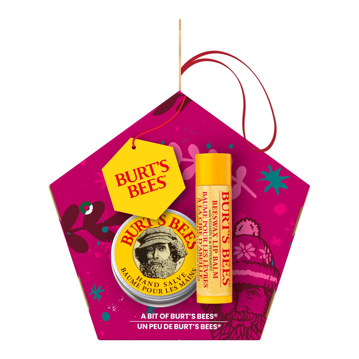 Burt's Bees Moisturising Duo Pack Lip Balm - Original Beeswax and Vanilla