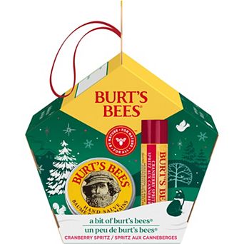 Burt's Bees A Bit of Burt's Bees Cranberry Spritz Lip Balm & Hand Salve Holiday Gift Set