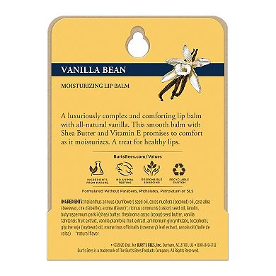 Burt's Bees Lip Balm- Vanilla Bean