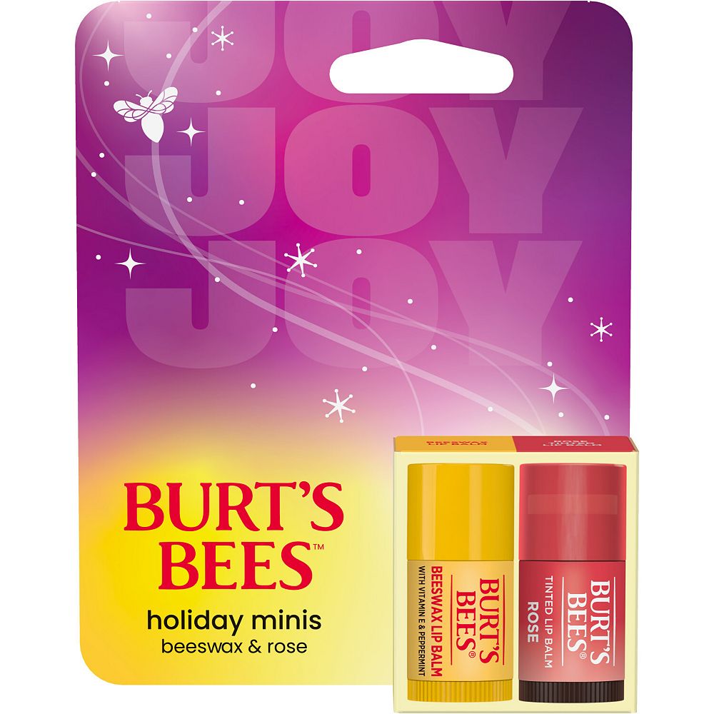 Burt's Bees Holiday Lip Balm 2-pc. Rose Gift Set