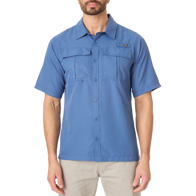 Men's Columbia PFG Royal Florida Gators Slack Tide Camp Button-Up Shirt