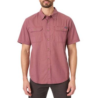 Mens Smith's Workwear Sandwashed Work Shirt