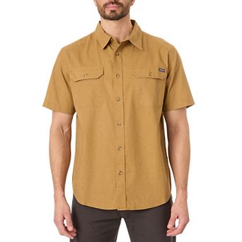 Mens Smith's Workwear Sandwashed Work Shirt