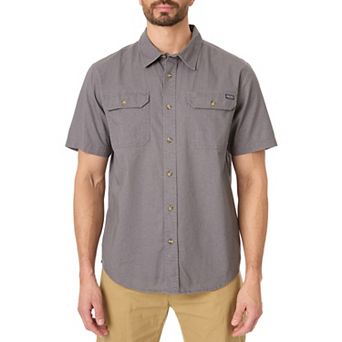 Mens Smith's Workwear Sandwashed Work Shirt