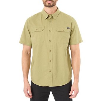 Mens Smith's Workwear Sandwashed Work Shirt