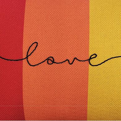Edie@Home 'Love is Love' Decorative Throw Pillow