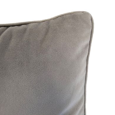 Edie@Home 'Relax' Embroidered Decorative Pillow