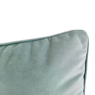 Edie@Home 'Relax' Embroidered Decorative Pillow