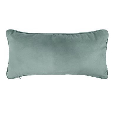 Edie@Home 'Relax' Embroidered Decorative Pillow