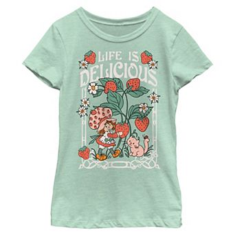 Girls 7-16 Strawberry Shortcake Delicious Life Graphic Tee