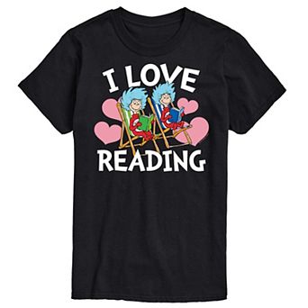 Men's Dr Seuss I Love Reading Graphic Tee