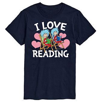 Men's Dr Seuss I Love Reading Graphic Tee