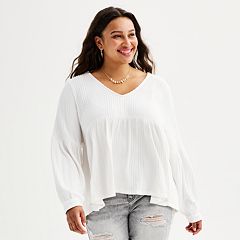 Kohls junior plus store tops