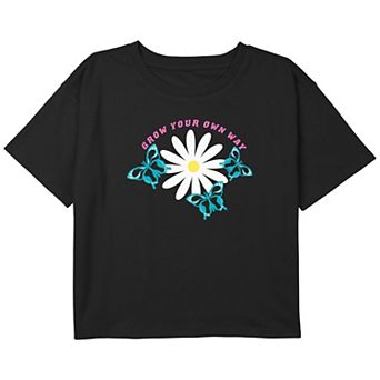 Girls 7-16 Grow Your Own Way Boxy Crop Graphic Tee