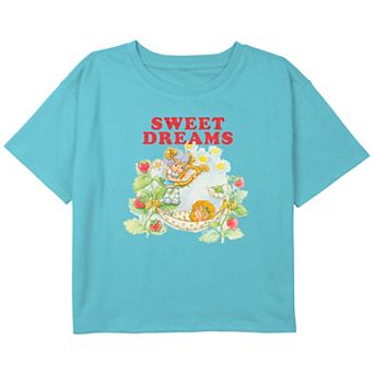 Girls 7-16 Strawberry Shortcake Sweet Dreams Boxy Crop Graphic Tee