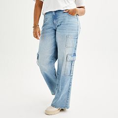 Wide Jeans - Bottoms, Clothing