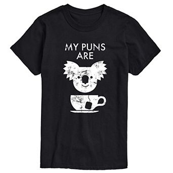 Men's My Puns Are Koala Tea Graphic Tee
