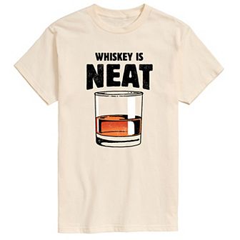 Men's Whiskey Is Neat Graphic Tee