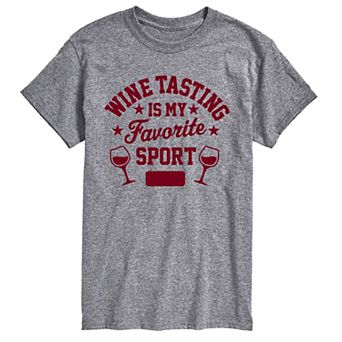 Men's Wine Tasting Fav Sport Graphic Tee