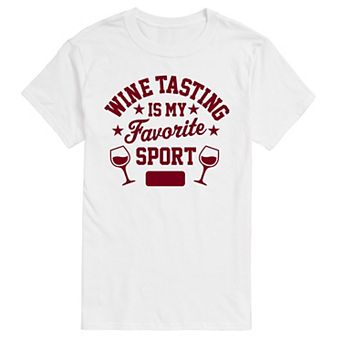 Men's Wine Tasting Fav Sport Graphic Tee
