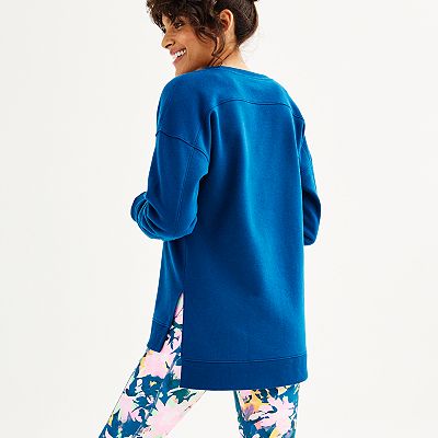 m.u × MOEK TRI GUSSET CUFFS SWEAT Women's PADDLECREEK Sueded Fleece Quarter Zip Pullover | PCNA