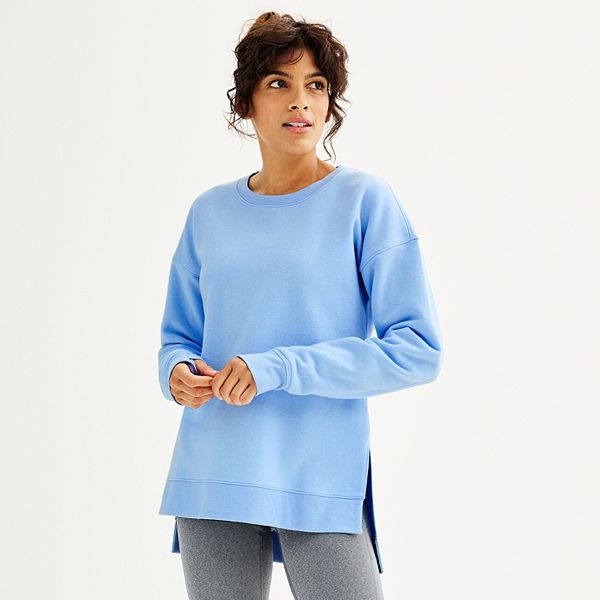 Engineered Knit Tunic Slit Neck Style 380C80 PL main image 0