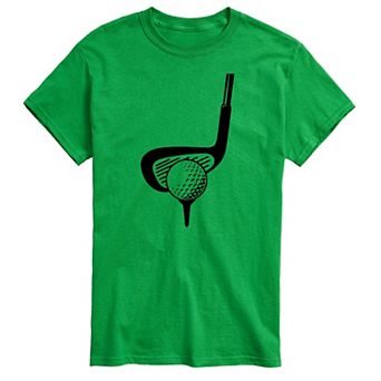 Men's Golf Club Behind Ball Graphic Tee