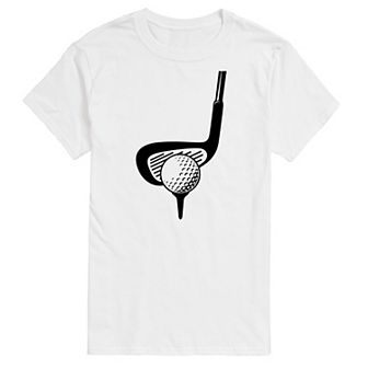 Men's Golf Club Behind Ball Graphic Tee