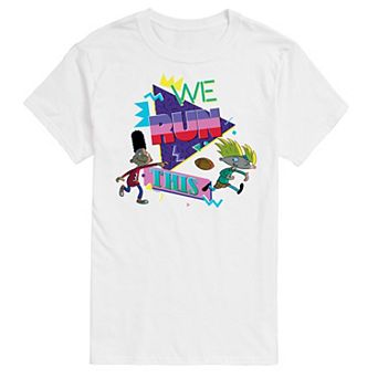 Big & Tall Hey Arnold! "We Run This" Retro Graphic Tee