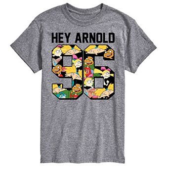 Big & Tall Hey Arnold! "96" Group Portrait Graphic Tee
