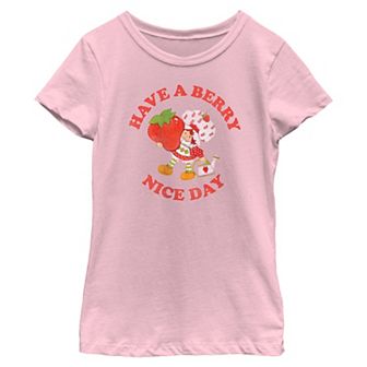 Girls 7-16 Strawberry Shortcake "Have A Berry Nice Day" Graphic Tee