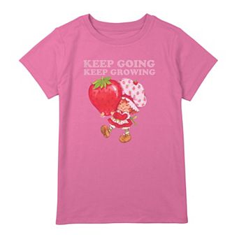 Girls 8-20 Strawberry Shortcake "Keep Going Keep Growing" Graphic Tee
