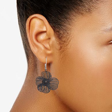 Women's Simply Vera Vera Wang Flower Drop Earrings