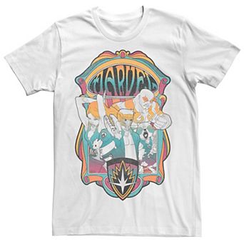 Big & Tall Marvel Guardians of the Galaxy Retro Group Shot Graphic Tee