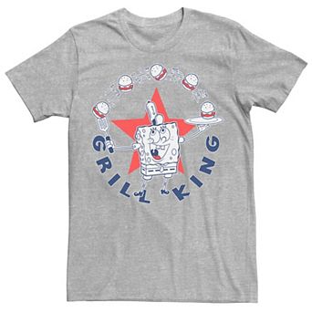 Big & Tall Nickelodeon SpongeBob SquarePants Grill King Star Graphic Tee