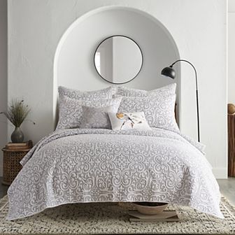 Levtex Home Sherbourne Black Stitch Quilt or Shams