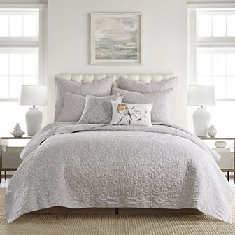 Levtex Home Sherbourne Black Stitch Quilt or Shams