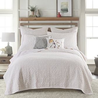 Levtex Home Sherbourne Black Stitch Quilt or Shams