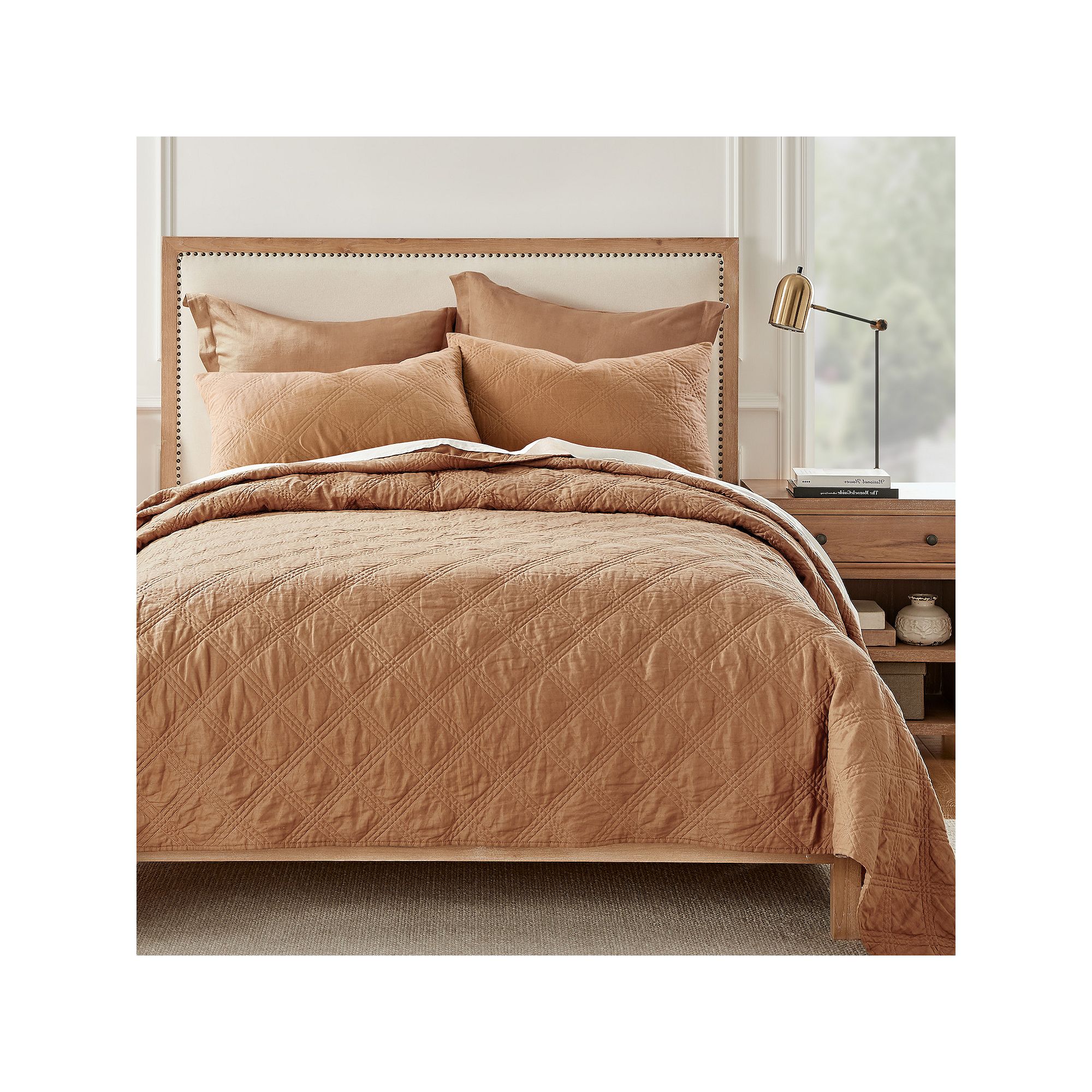 Levtex Home Washed Linen Sandstone Quilt