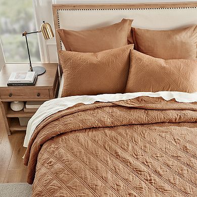 Levtex Home Washed Linen Sandstone Quilt