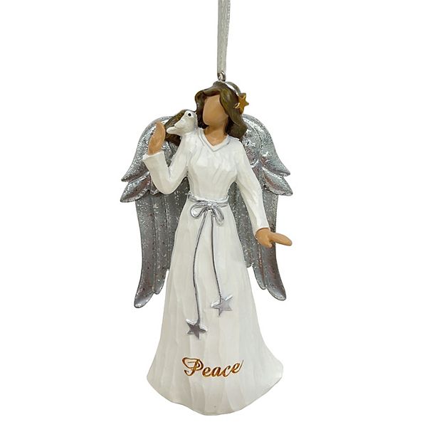 St. Nicholas Square® Peace Angel With Bird Ornament