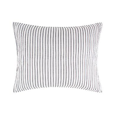 Levtex Home Tobago Stripe Charcoal Quilt Set with Shams