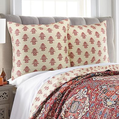 Levtex Home Khotan Red Quilt Set with Sham